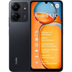 Redmi - 13C 4G - Smartphone - Zwart - 4GB RAM - 128GB Opslag