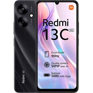 Xiaomi - REDMI 13C 5G - Smartphone - Sterrenzwart - 128GB - Dubbele SIM