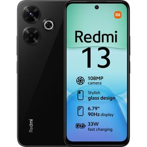 Xiaomi - Redmi 13 - Mobiele Telefoon - Midnight Black - 6GB RAM 128GB ROM