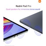 Xiaomi Redmi Pad Pro Qualcomm Snapdragon 128 Go 30,7 cm (12.1"") 6 Go Wi-Fi 6 (802.11ax) Android 14 Gris