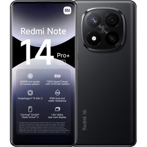 Xiaomi Redmi Note 14 Pro+ 5G 12GB/512GB Midnight Zwart