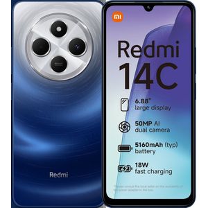 Xiaomi Redmi 14C - 4GB - 128GB - Starry Blauw - 6.7 inch
