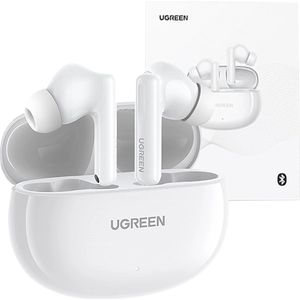 Ugreen HiTune T6 Draadloze Hoofdtelefoon - ANC - USB-A - USB-C - Wit