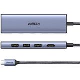 Ugreen - Ug20956a - Hub - Zwart - 6 In 1 - USB-A 3.0 - HDMI