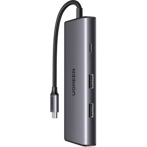 Ugreen - CM498 - Docking Station - Grijs - 7-in-1 USB-C Hub