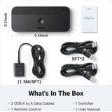 UGREEN - Sharing Switch - USB 3.0 - 3 USB-A Poorten - 1 USB-C Poort