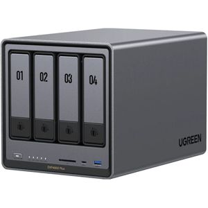 Ugreen - NASync DXP4800 Plus - Netwerkopslag - Zwart