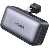 UGREEN - Mini Kickstand Powerbank - 5000 mAh - USB-C - Zwart