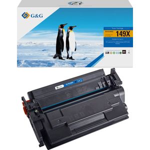 G&G Huismerk - W1490X Toner Alternatief voor HP 149X - Zwart - Hoogwaardige Inkt