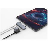 HyperDrive - Mobile iPad Pro 4 In 1 Hub - Zilver - USB-C Met HDMI