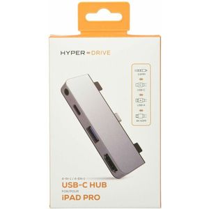Hyper Sanho Drive HD319 - Dockingstation - USB-C - HDMI - voor Apple 11-inch iPad Pro (2e generatie) 12,9-inch iPad Pro
