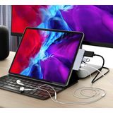 HyperDrive - USB-C Mobile iPad Pro 4 In 1 Hub - Grijs - Aluminium