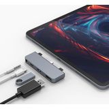 HyperDrive - USB-C Mobile iPad Pro 4 In 1 Hub - Grijs - Aluminium