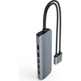 Hyper - Viper 10-in-2 USB-C Hub - Grijs - Geschikt voor MacBook Pro/Air