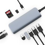 Hyper - Viper 10-in-2 USB-C Hub - Grijs - Geschikt voor MacBook Pro/Air