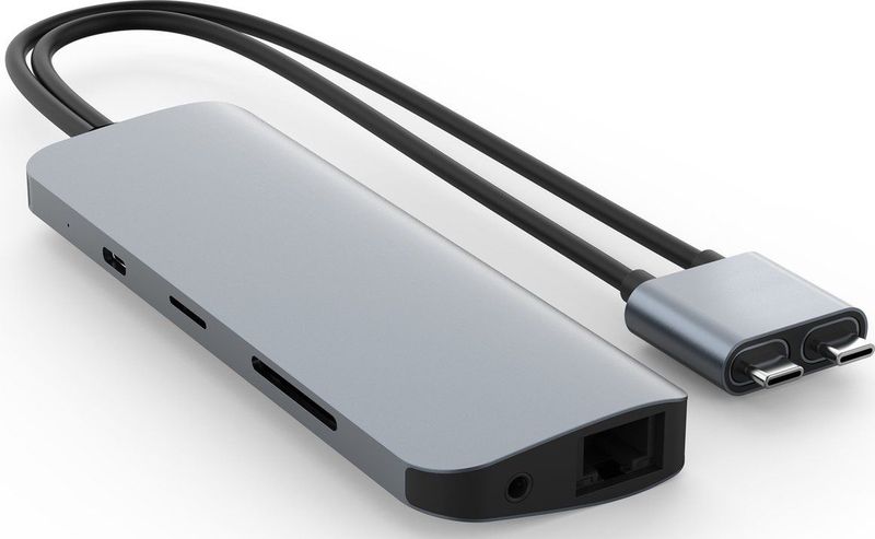Hyper - Viper 10-in-2 USB-C Hub - Grijs - Geschikt voor MacBook Pro/Air