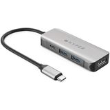 USB Hub Hyper HD41-GL Grey Black/Grey