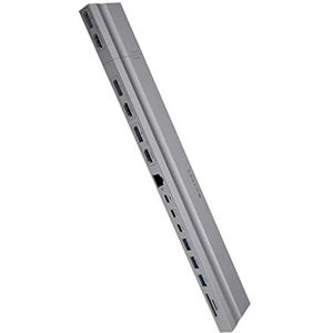 HyperDrive - Dockingstation - USB-C x 2 - 3 x HDMI, 3 x DP - GigE