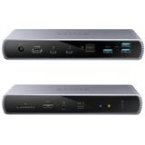 Targus HDTB4D-EUZ laptop dock & poortreplicator Thunderbolt 4 Grijs