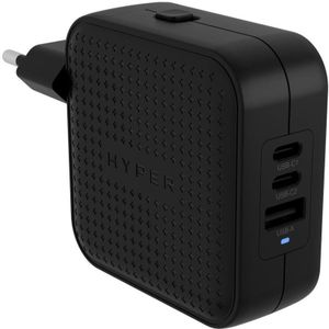 Targus HYPERJUICE(R) 70W USB-C GAN TRAVEL CHARGER (3C+1A) - zwart
