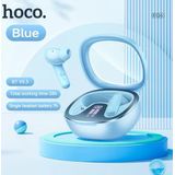 Hoco - TWS EQ6 - Draadloze Hoofdtelefoon - Blauw - Bluetooth