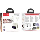 Hoco - EQ21 ANC Touch - Koptelefoon - Wit - Bedraad