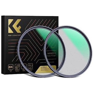 K&F Concept Nano-X Serie Black-Mist 1/4 Effectfilter Black Diffusion 1/8 49 mm