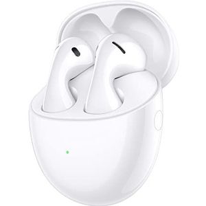 HUAWEI FreeBuds 5 TWS Bluetooth-hoofdtelefoon, Hi-Res-gecertificeerd, sterke bas, open ontwerp voor verbeterd comfort, batterijduur tot 30 uur, IPX4 waterdicht, keramisch wit