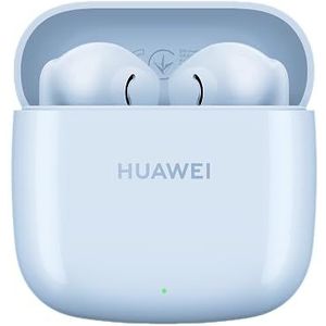 HUAWEI FreeBuds SE 2, Batterijlevensduur van 40 uur, Compact en comfortabel vast te houden, IP54 stof- en spatwaterdicht, consistent gebalanceerd geluid, IOS& Android, Blue