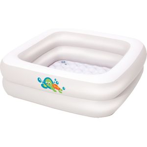 Opblaasbare babybad met rugleuning, antislip douchebad voor kinderen
