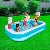 Opblaasbaar zwembad voor kinderen, basketbal, 251x168x102 cm, Bestway Basketball