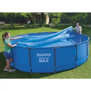 Shinyzone Zwembadcover Rond – 183 Cm Diameter, PE Waterdicht, Stof- & Vuilwerend, Met Slijtkoord, Geschikt Voor Boven- & Opzetzwembaden