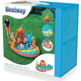 Bestway Speelzwembad Tropisch Eiland - 265x265x104cm