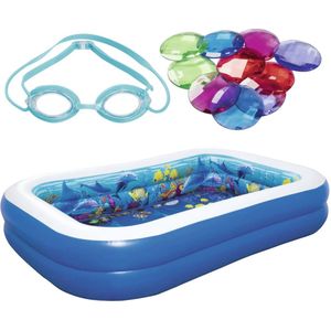 Bestway - Kinder zwembad - 3D Onderzee avontuur - Zeedieren