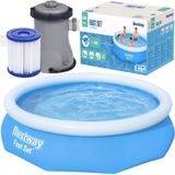 Bestway Fast Set Pool 305 x 76 cm: Het Ultieme Tuinzwembad voor de Zomer