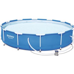 Bestway zwembad met pomp - opzetzwembad - 366x76 cm - blauw