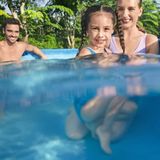 Bestway - 56404 Frame Pool Rechteck 300x201x66cm Stahlrohrbecken Schwimmbecken