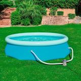 Bestway Fast Set™ Opbouwzwembadset met filterpomp Ø 305 x 76 cm, blauw, rond