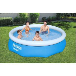 Bestway Fast Set™ Opbouwzwembadset met filterpomp Ø 305 x 76 cm, blauw, rond