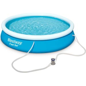 Bestway - opblaas zwembad - 366x76 cm - met filterpomp