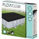 Bestway - 58442 Flowclear PVC-Abdeckplane schwarz für 282 x 196 cm Power Steel Pools