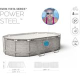 BESTWAY Power Steel ™ Swim Vista Ovaal Zwembad - 488 x 305 x 107 cm