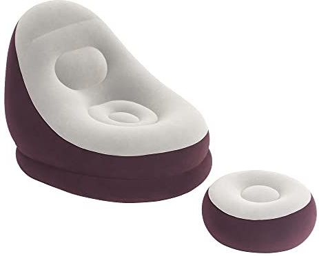 Bestway Aufblasbare Komfortsessel Inflate-a-?hair, Mehrfarben, Vinyl, 970 mm, 1220 mm, 810 mm, 2,55 kg