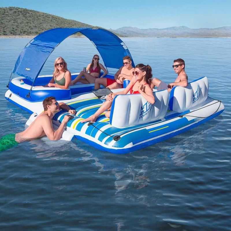 Bestway - Tropische Brise Schwimmende Insel 389x274 cm 43105