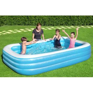 Bestway Deluxe Opblaasbaar Familiezwembad - 305 x 183 x 56 cm - 54009