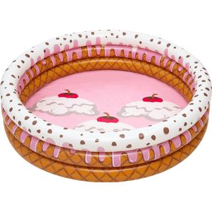 Opblaas Zwembad Cupcake 160 x 38 cm Rond - Kinderzwembad - Speelzwembad - Kinderbad