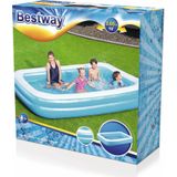Bestway 305x183x46 Cm Rechteckiges Aufblasbares Schwimmbad