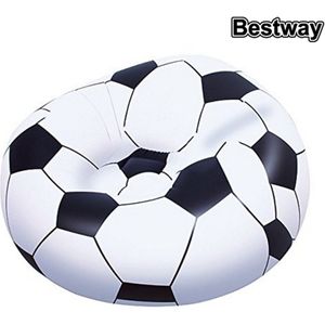 Opblaasbare poef Bestway Voetbal 114 x 112 x 71 cm