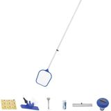 Bestway - Poolpflege Komplett Set Pool Zubehör Kescher Dosierschwimmer Thermometer