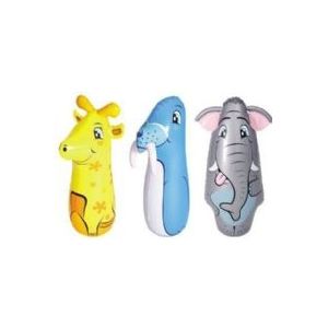 Opblaasbare boksbal met standaard voor kinderen Bestway dieren 89 cm